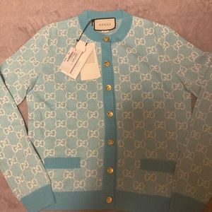 Gucci Cardigan wool and cotton blend NWT.
